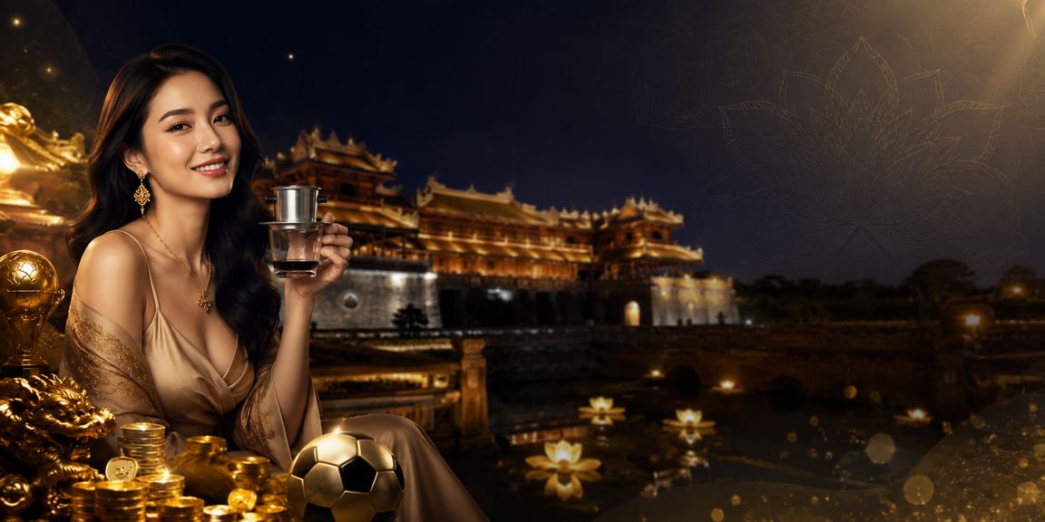 Người dùng tại Huế theo dõi kèo thể thao trong quán cà phê và nhận khuyến mãi hoàn tiền