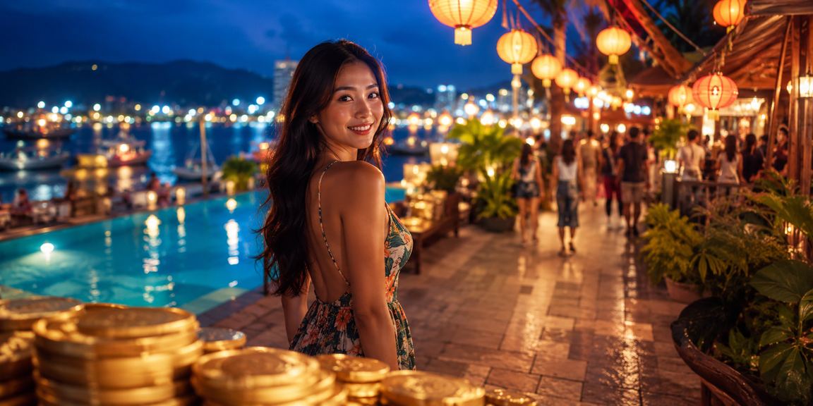 Không khí chợ đêm Vũng Tàu rộn ràng bên cạnh trải nghiệm casino và cá cược trực tuyến