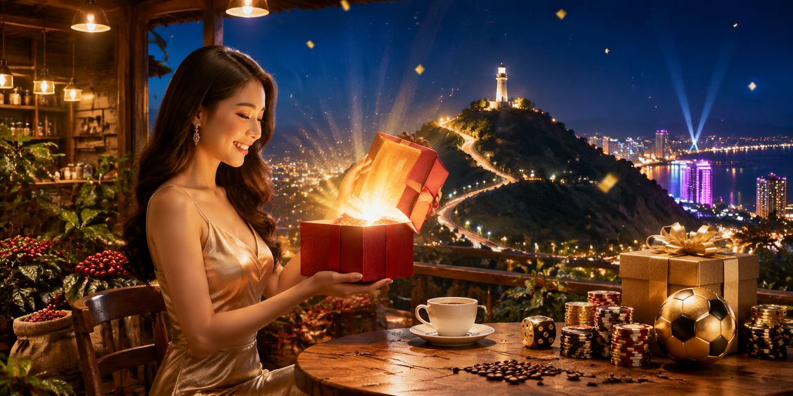 Không khí giải trí casino sôi động tại Vũng Tàu với điện thoại và cà phê